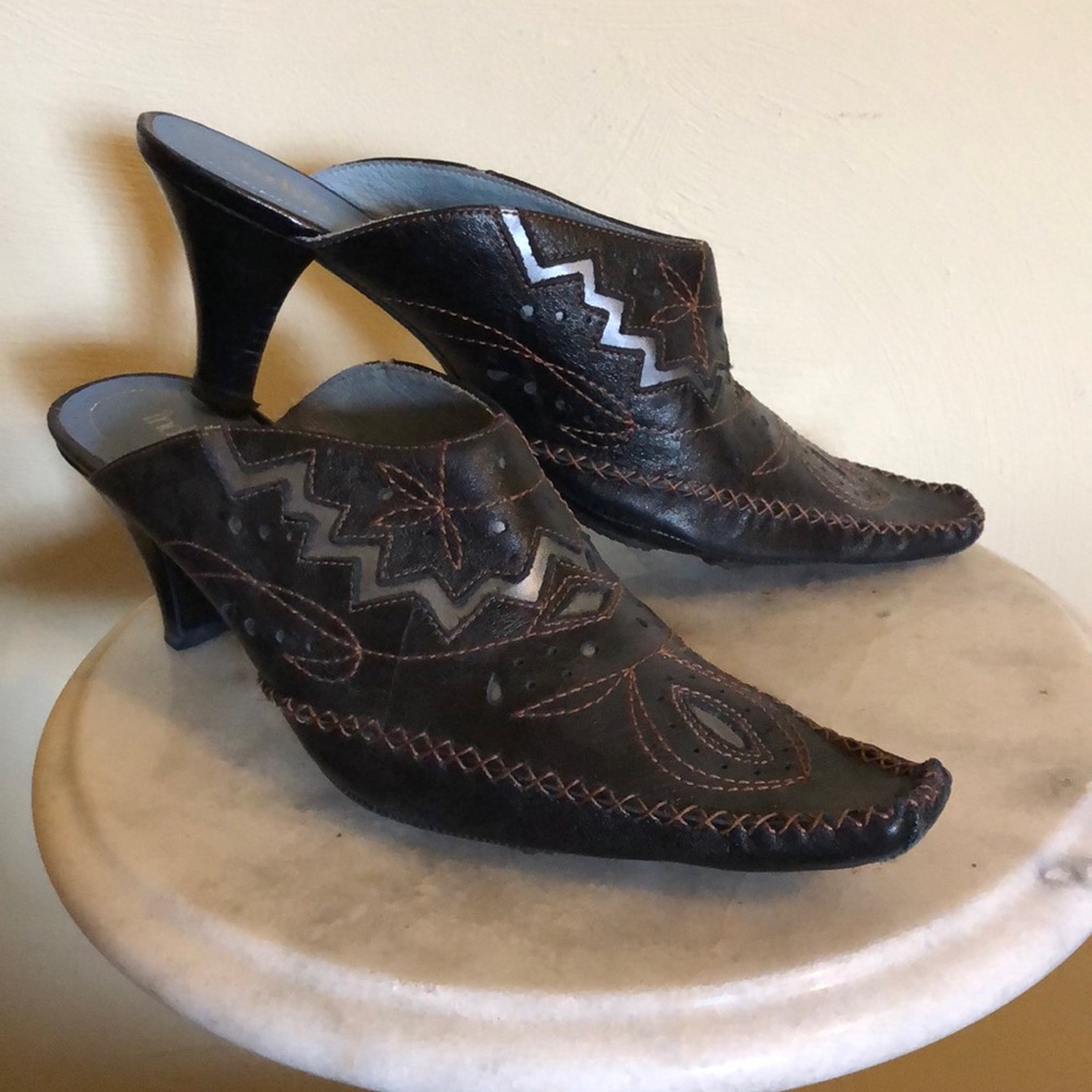 Indigo by Clark’s mules